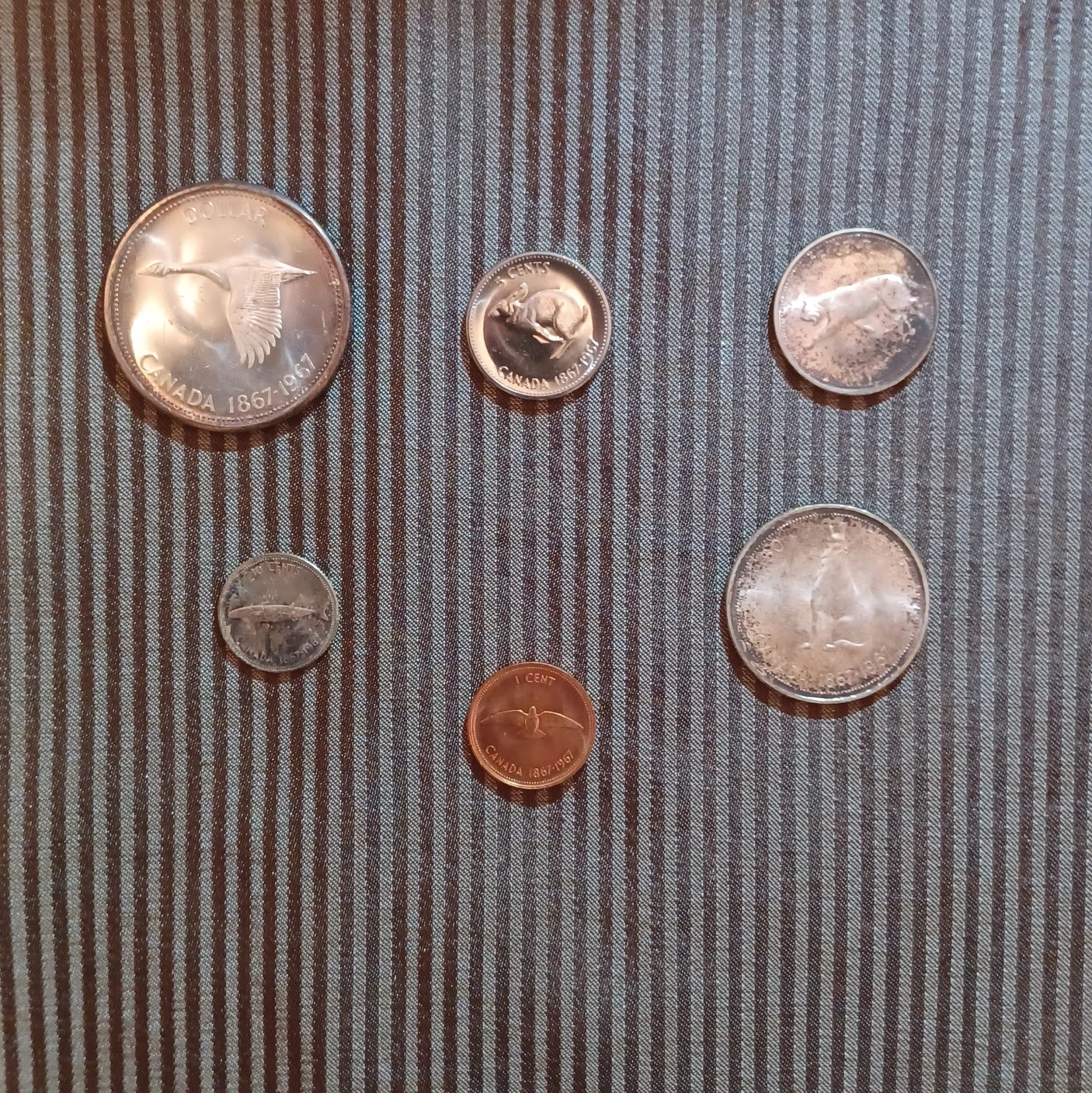 Sale! 1967 canada commemorative year set Gem UNC thumbnail