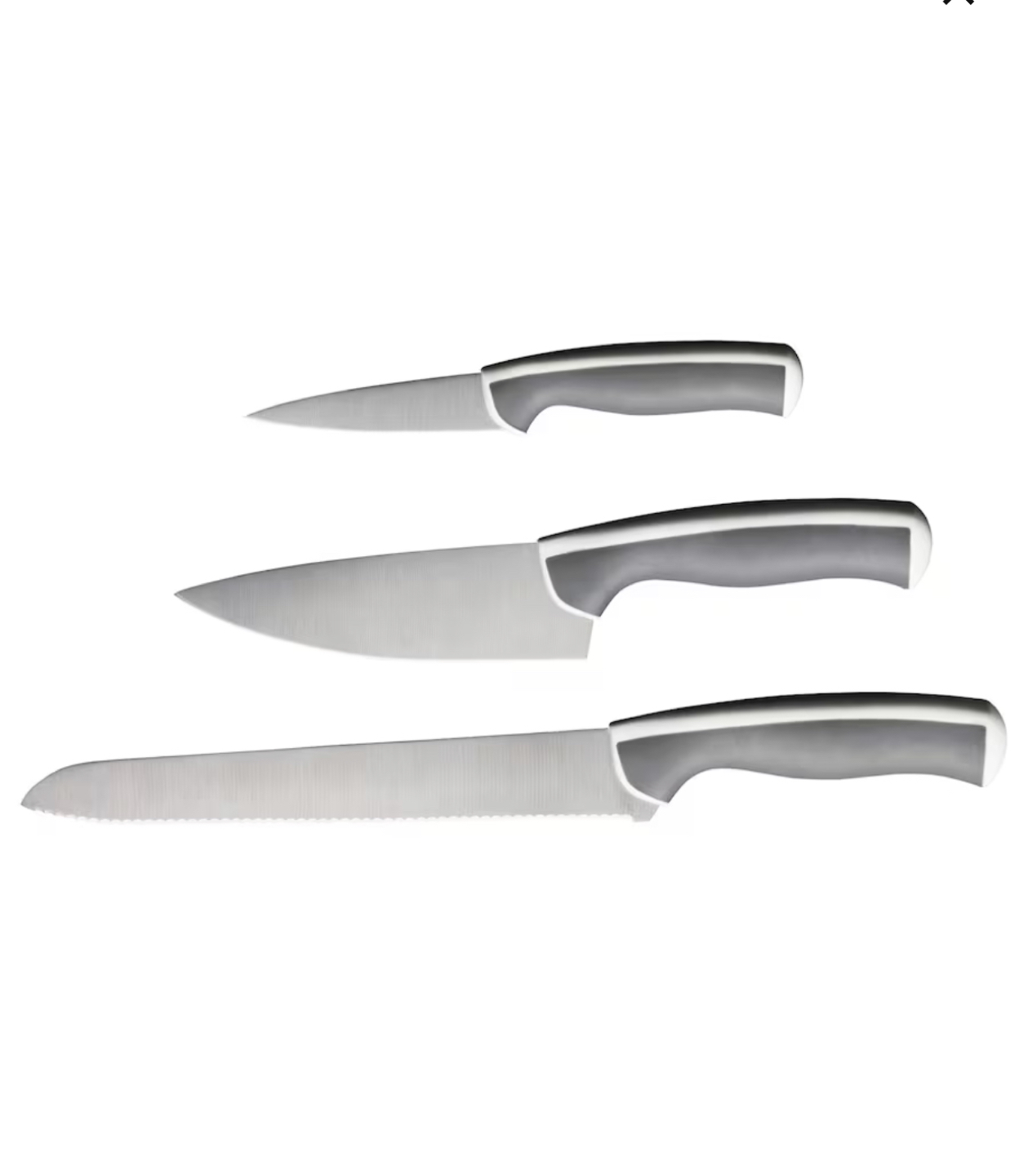 IKEA 3-piece knife set  Pick Up only - photo 3