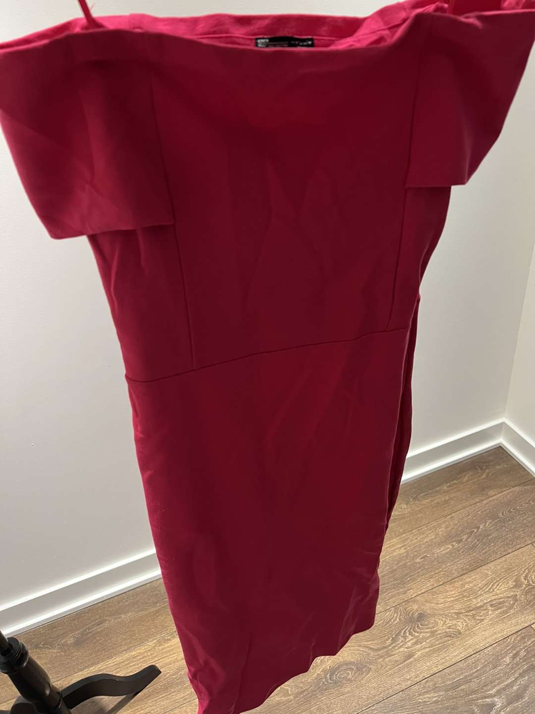 Zara pink dress off-shoulders