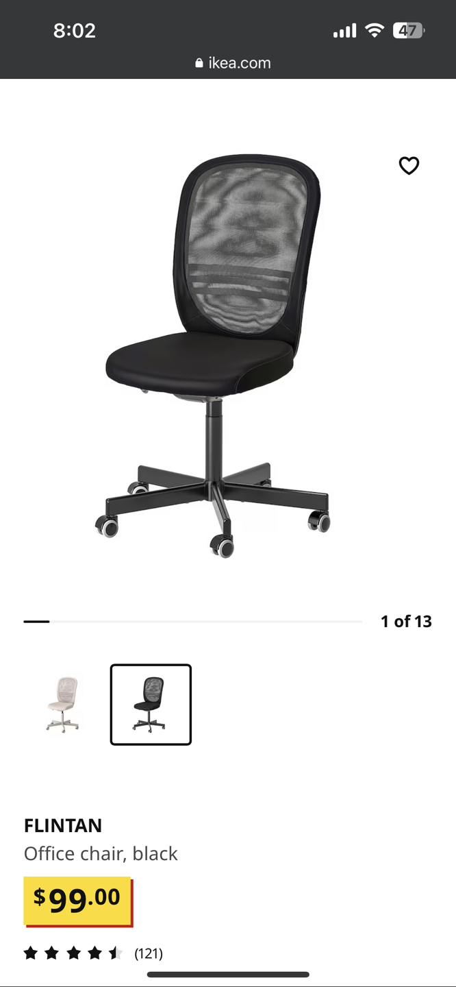 Ikea Flintan Office Chair thumbnail