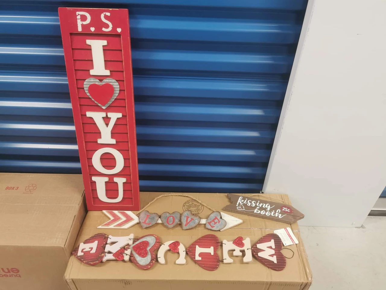 Hanging Wooden Decorations (Love Themed) thumbnail
