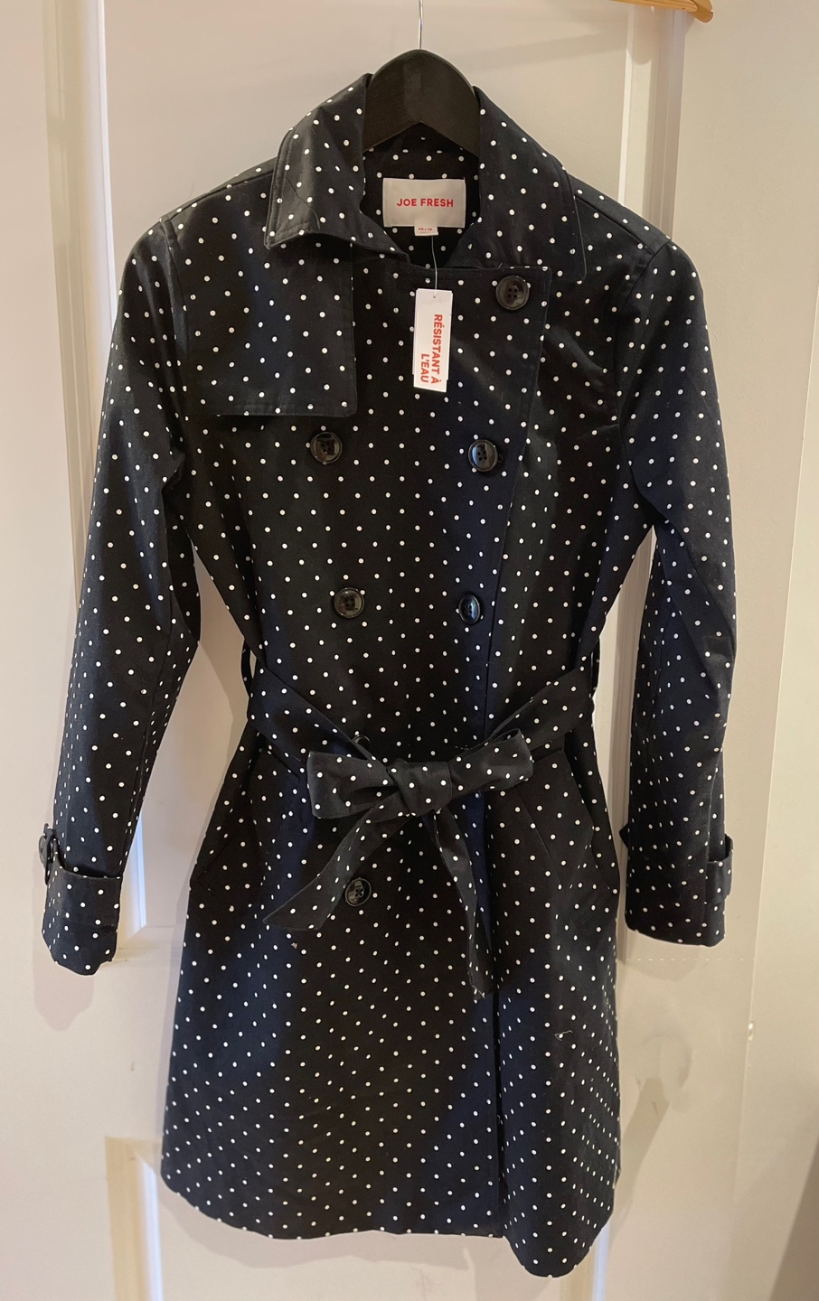Joe fresh  brand new polka dot coats