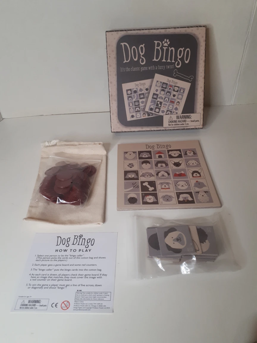 Vintage Look Dog Bingo Game - photo 3