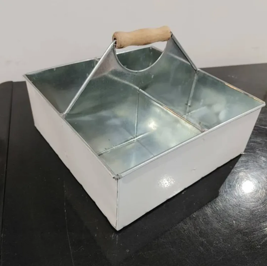 White Metal Tray thumbnail