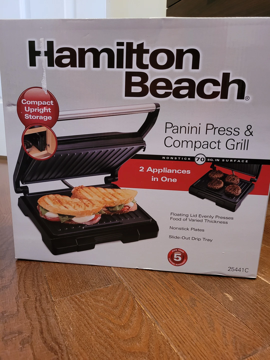 Hamilton Beach Panini Press & Grill thumbnail