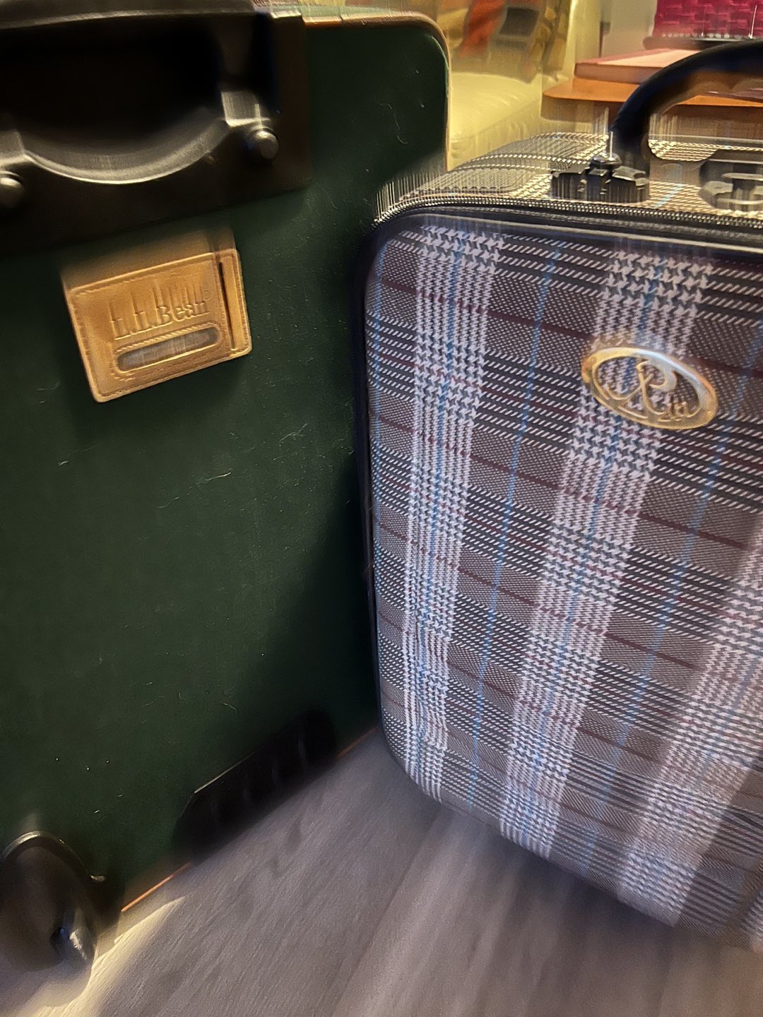 LL Bean suitcase and throwing in a free Riki suitcase thumbnail