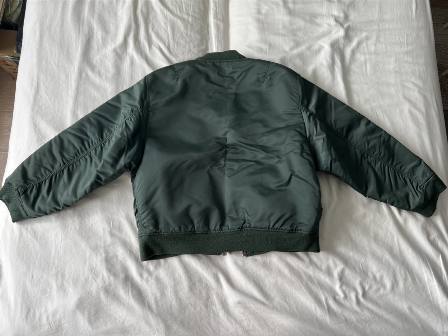 MA-1 Bomber Jacket - Reversible - Green/Orange - SM/MD size - photo 5