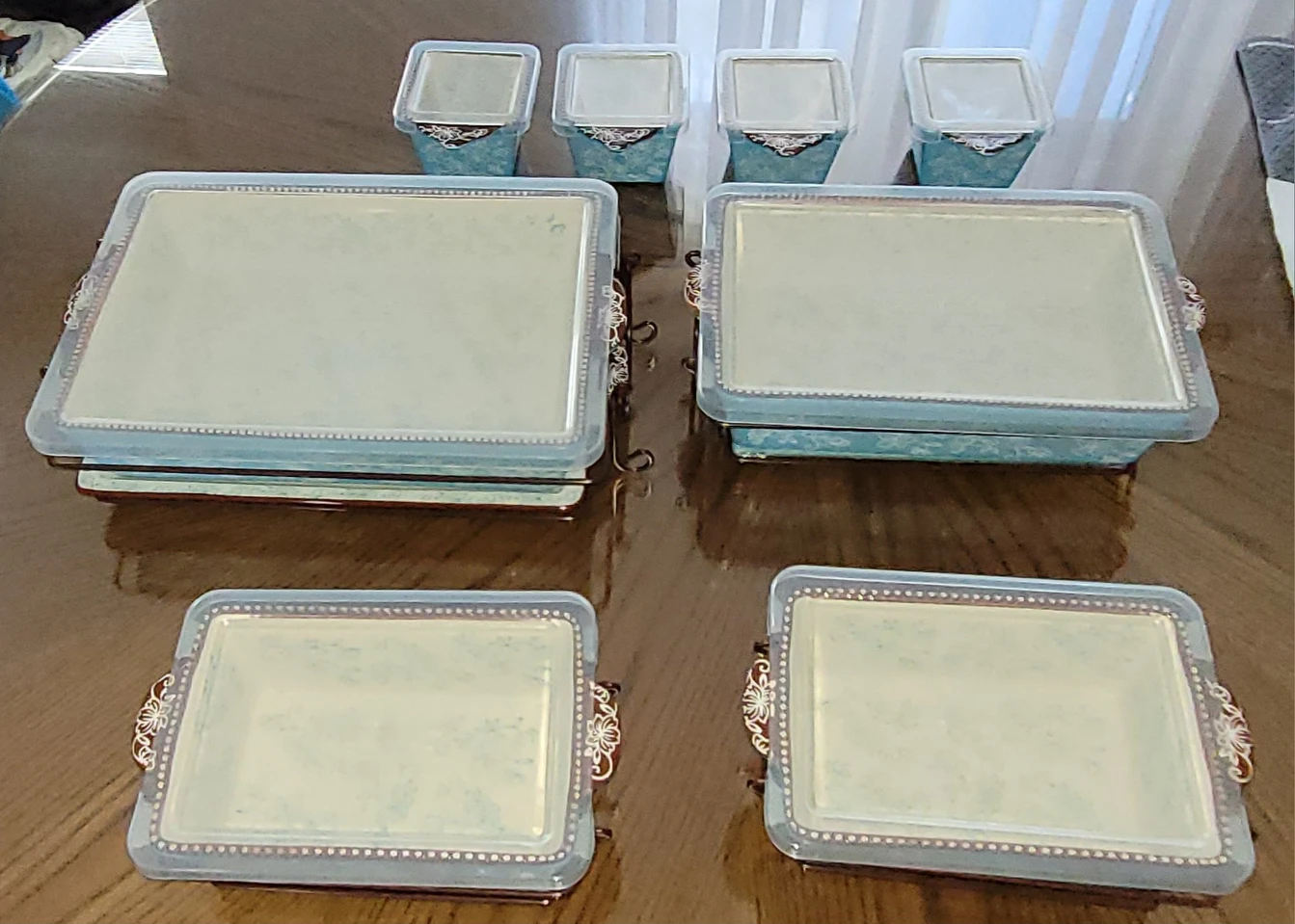Temp-tations Floral Lace 24-piece Bakeware Set thumbnail