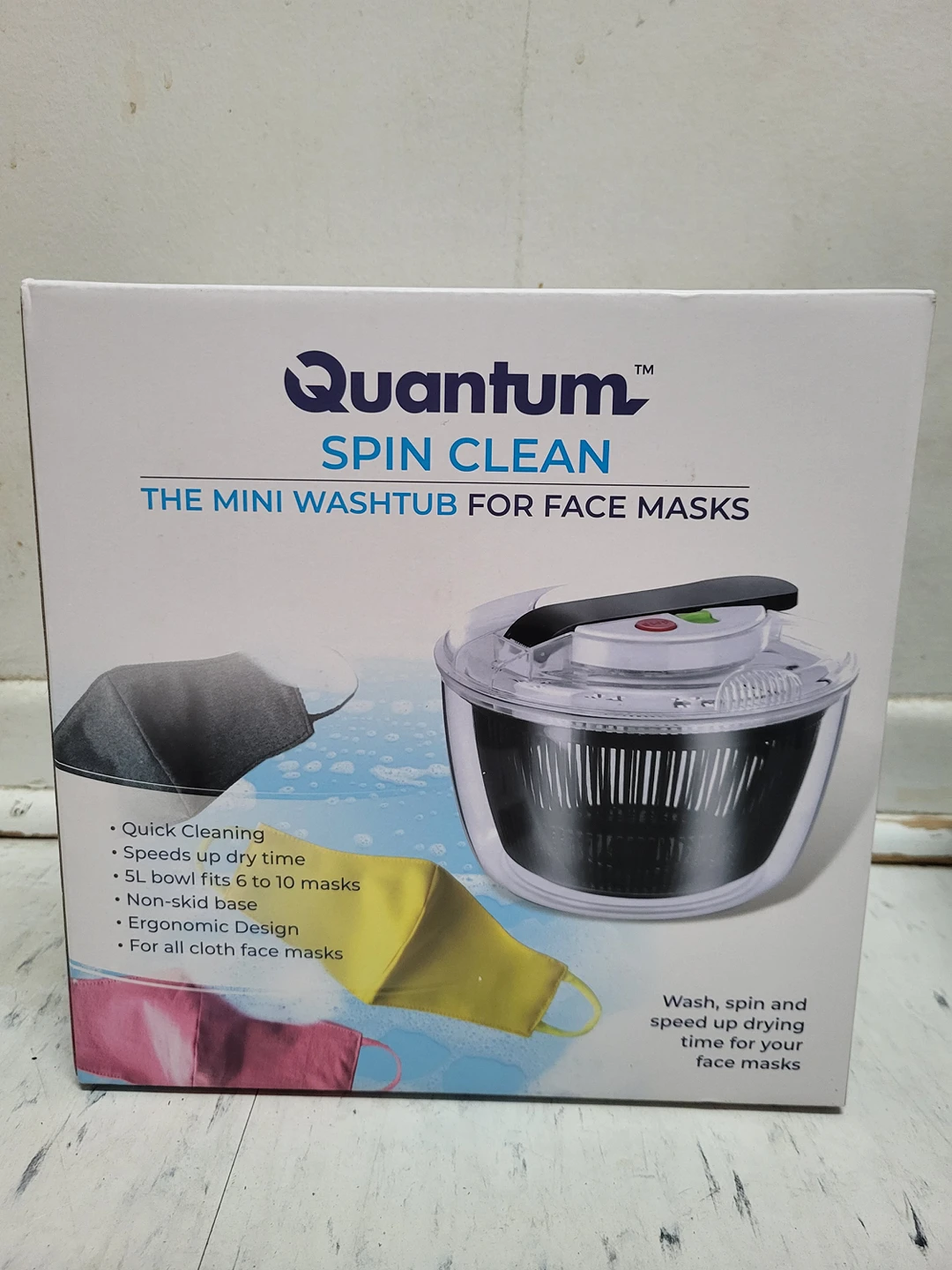 Quantum Spin Clean The Mini Wahtub for face masks