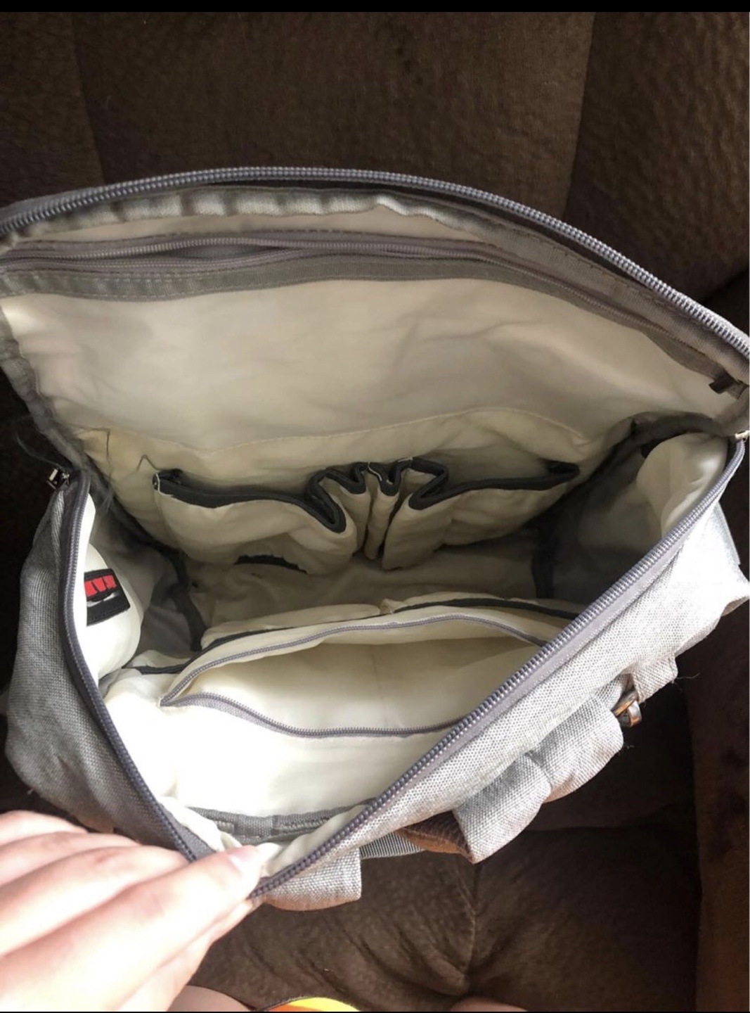 Grey diaper bag - photo 3