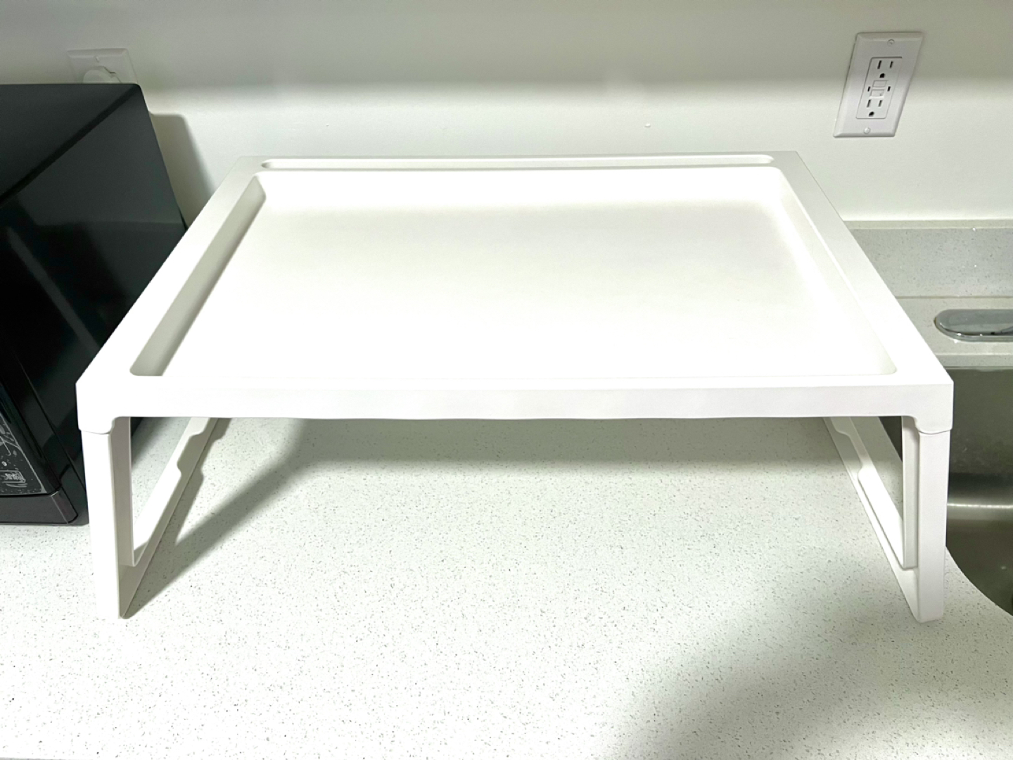 IKEA KLIPSK Bed tray, table stand, white - photo 2
