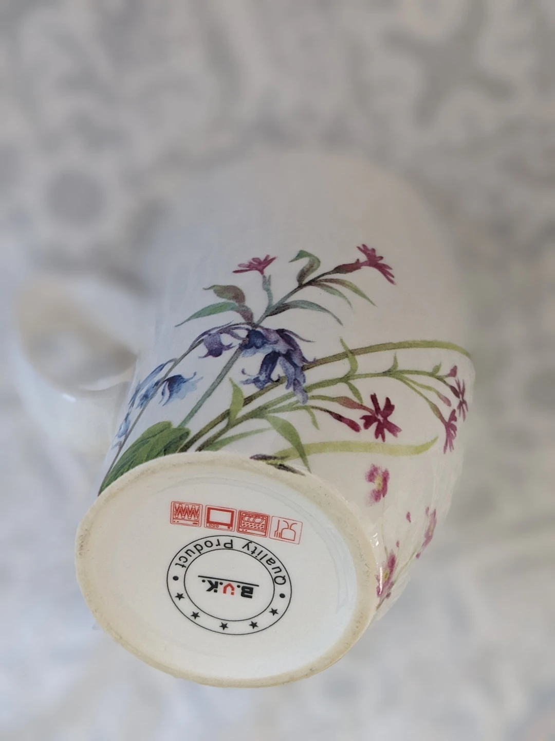Beautiful unique floral mug with box - photo 4