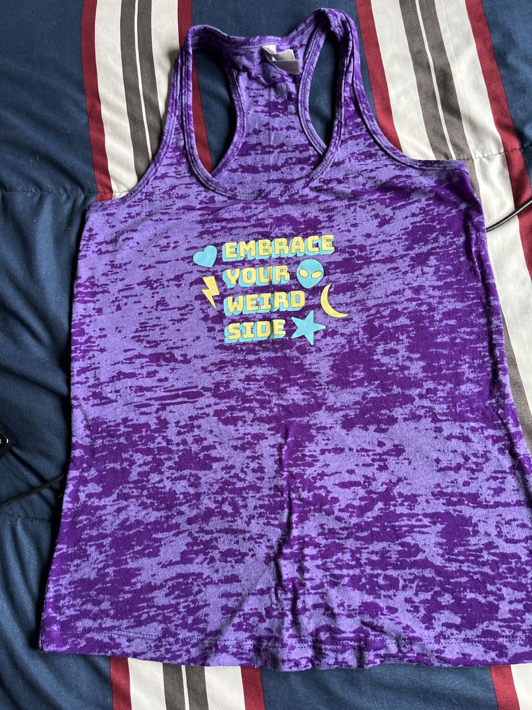 Purple tank