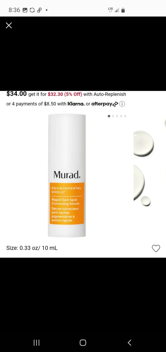 Murad Rapid Dark Spot Serun 0.33oz/10ml image indicator(7)