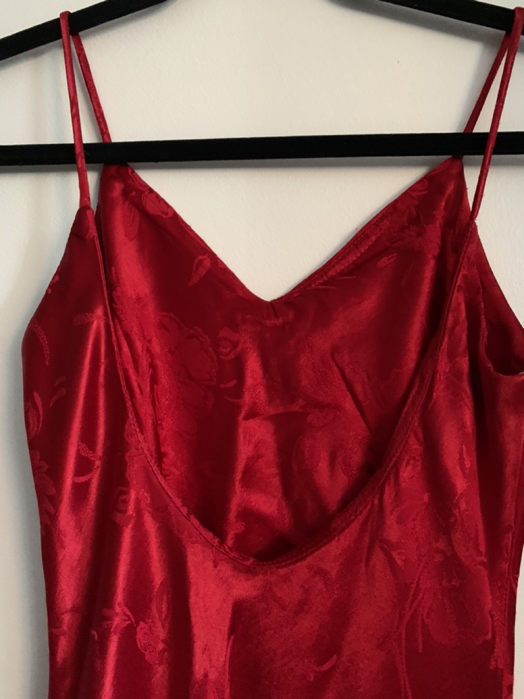 Vintage elegant custom made red dress - photo 5