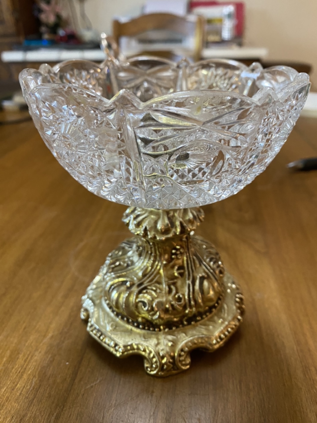 Crystal compote dish thumbnail