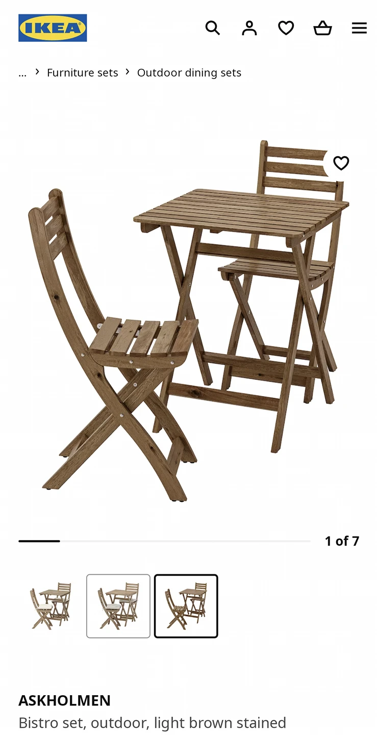 Askholmen Patio Set - photo 2