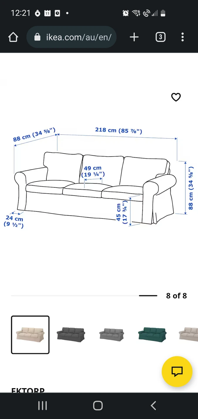 Ikea couch, great condition! - photo 5