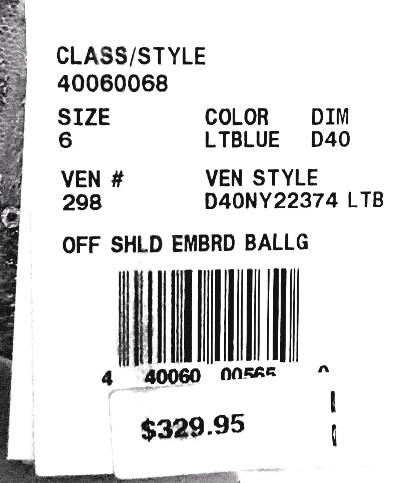 blue prom dress (david bridal) - photo 4