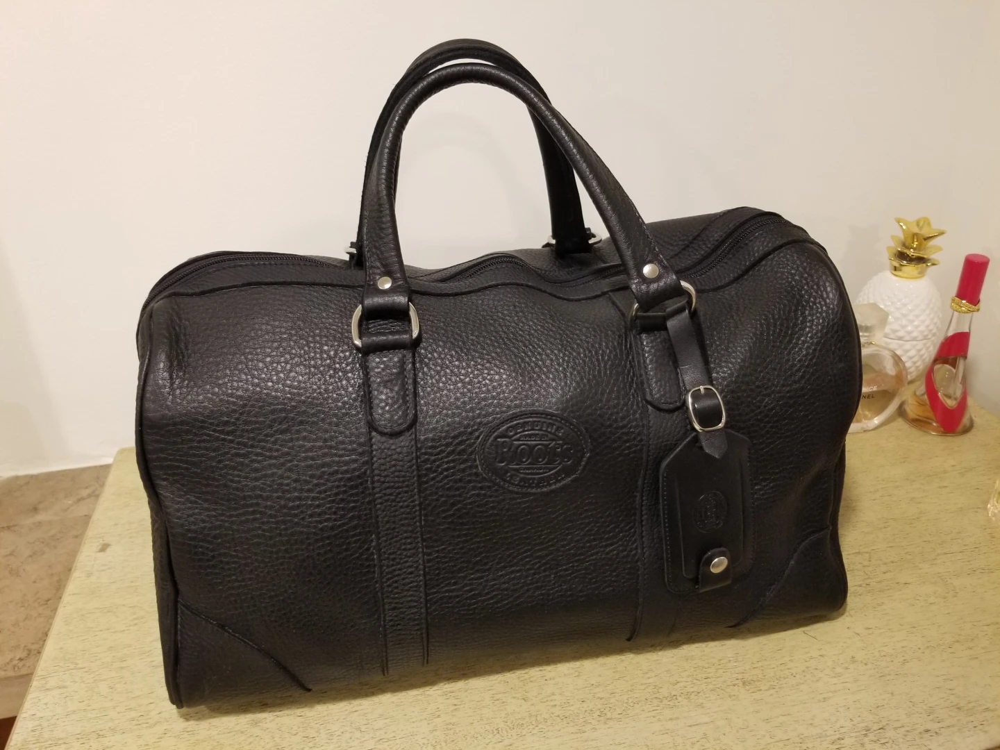 Roots Leather Executive Large Duffle Bag thumbnail