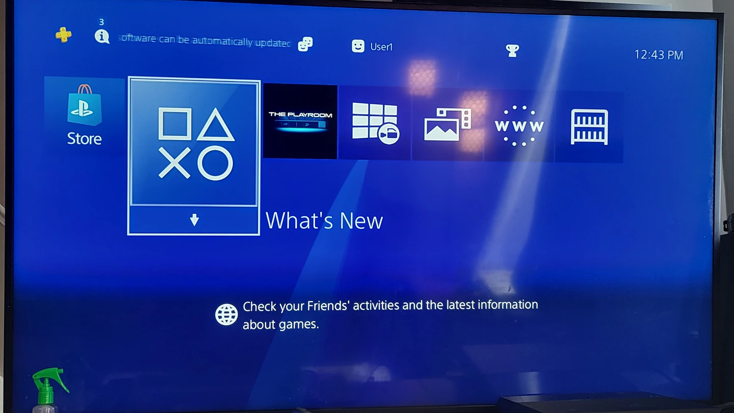 PS4 console with 1TB HDD