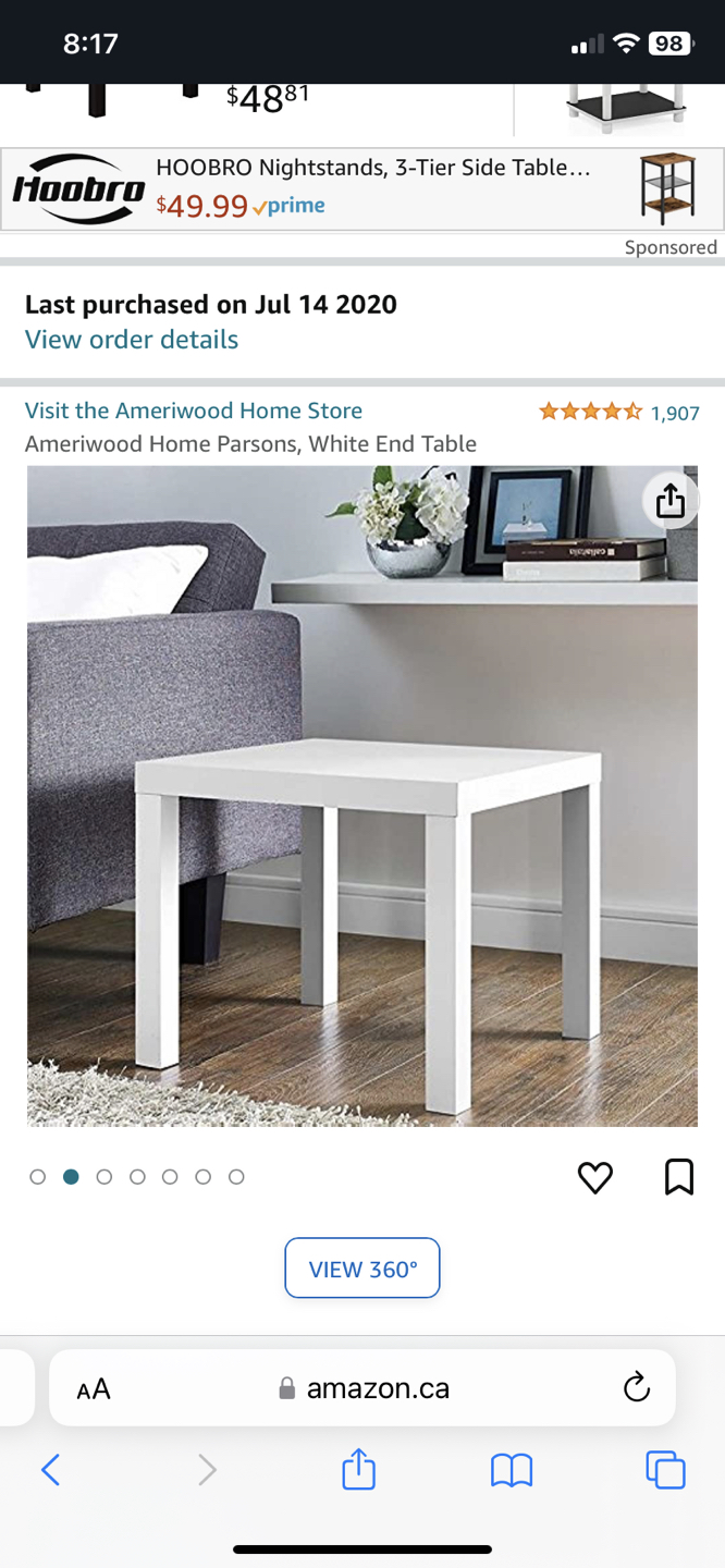 Bedside table #freecycle - photo 2