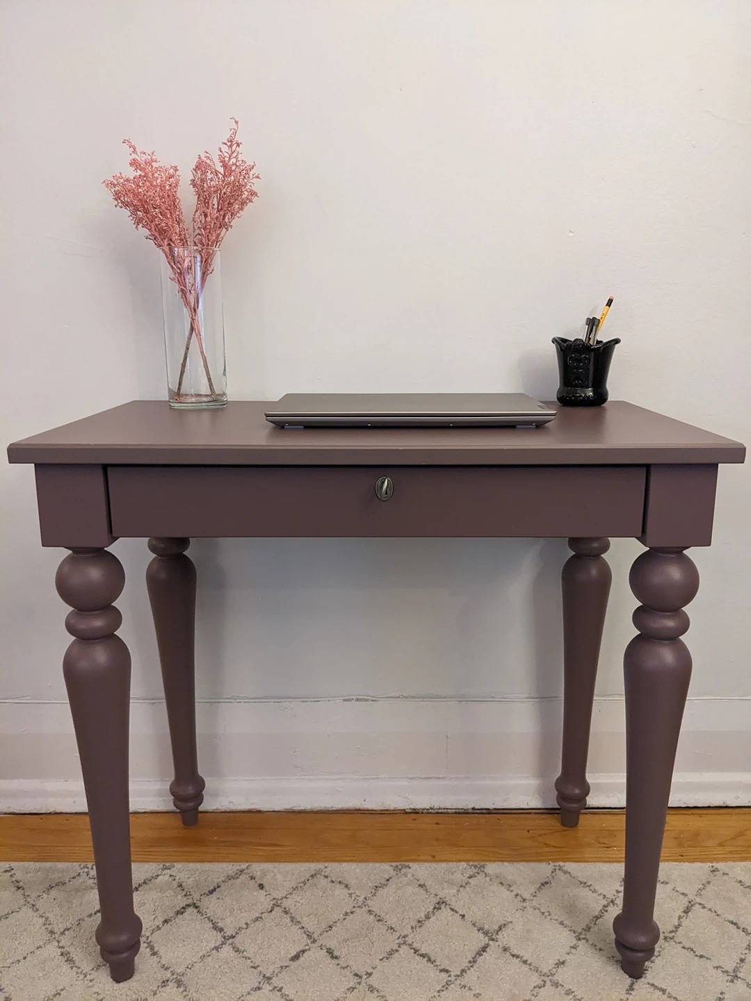 Purple Laptop Desk / Vanity