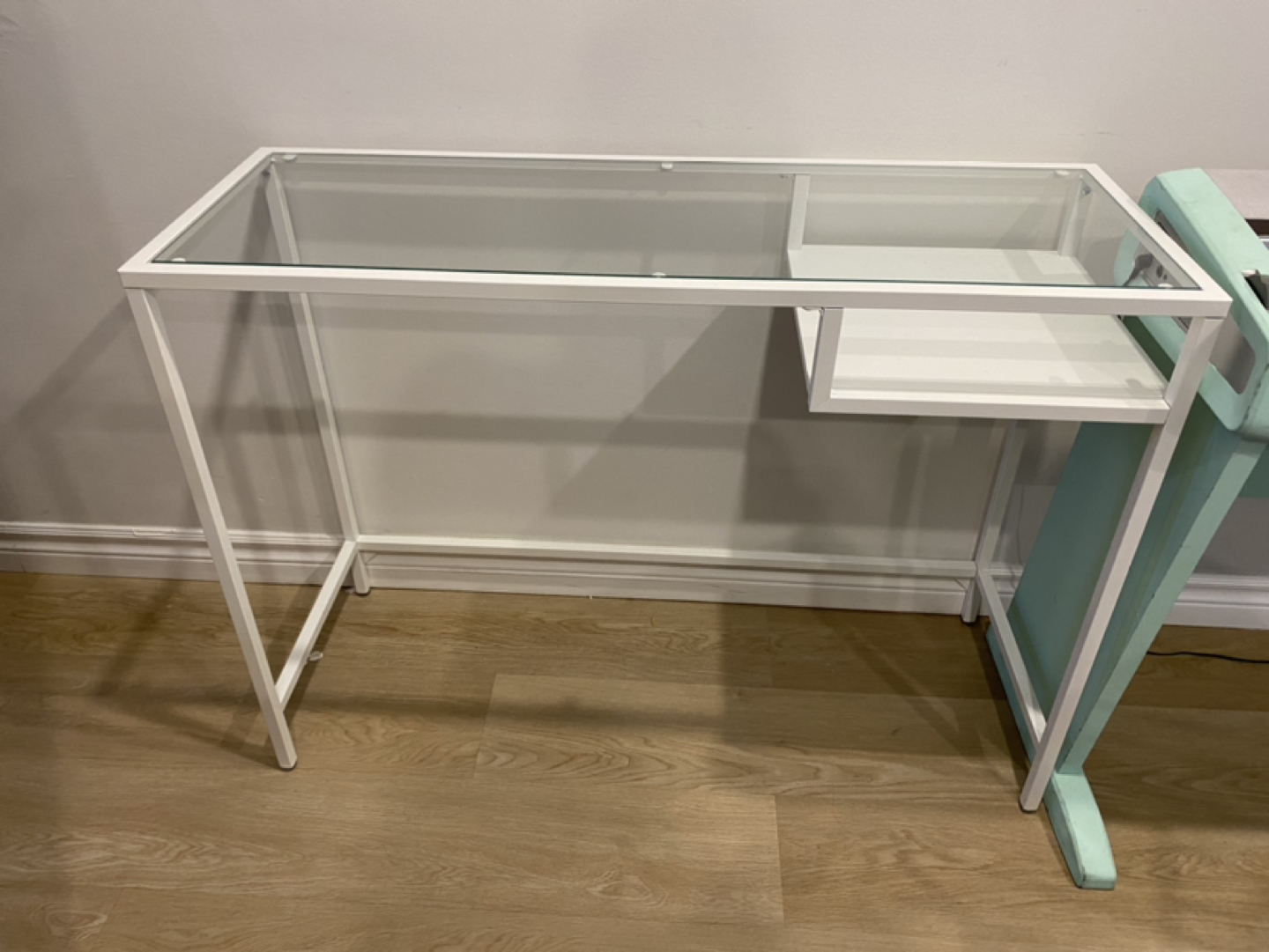 White/Glass Desk