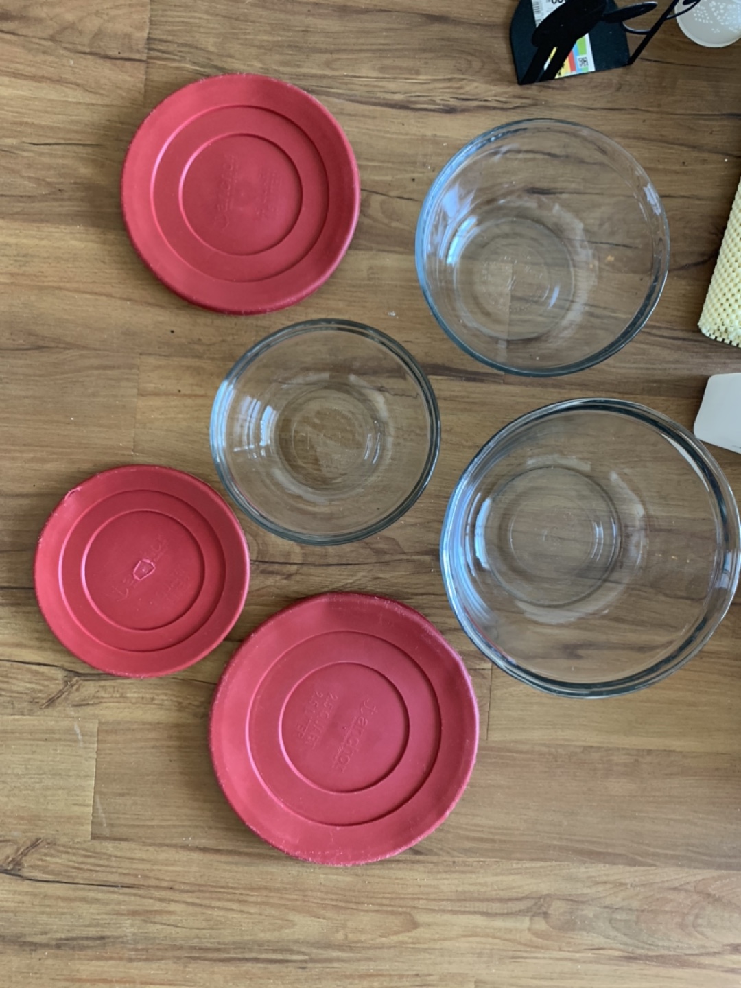 Glass containers*3(big in size)$5 should be gone by Thursday