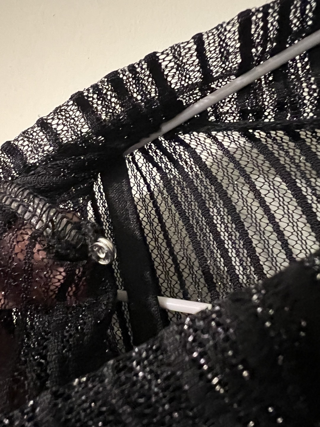 Glittery new black dress with detachable inner wear image indicator(3)