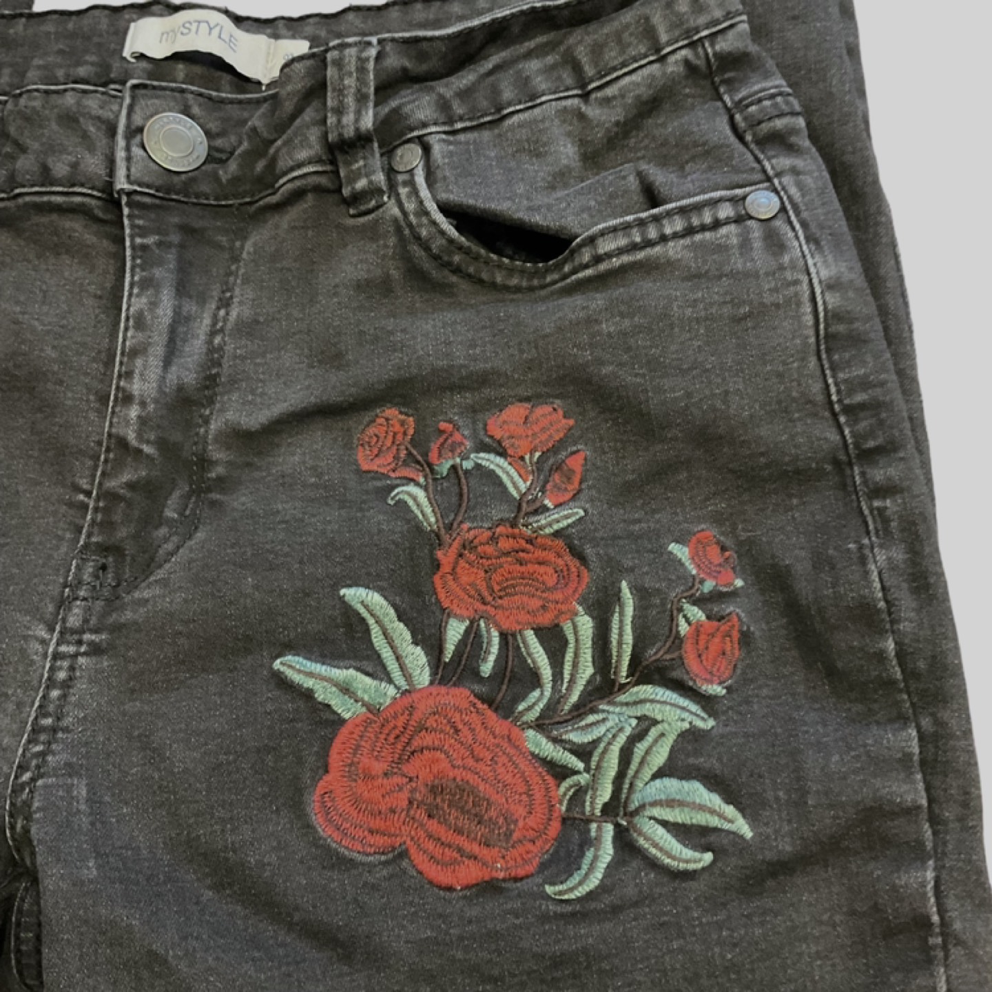 Embroidered Jeans