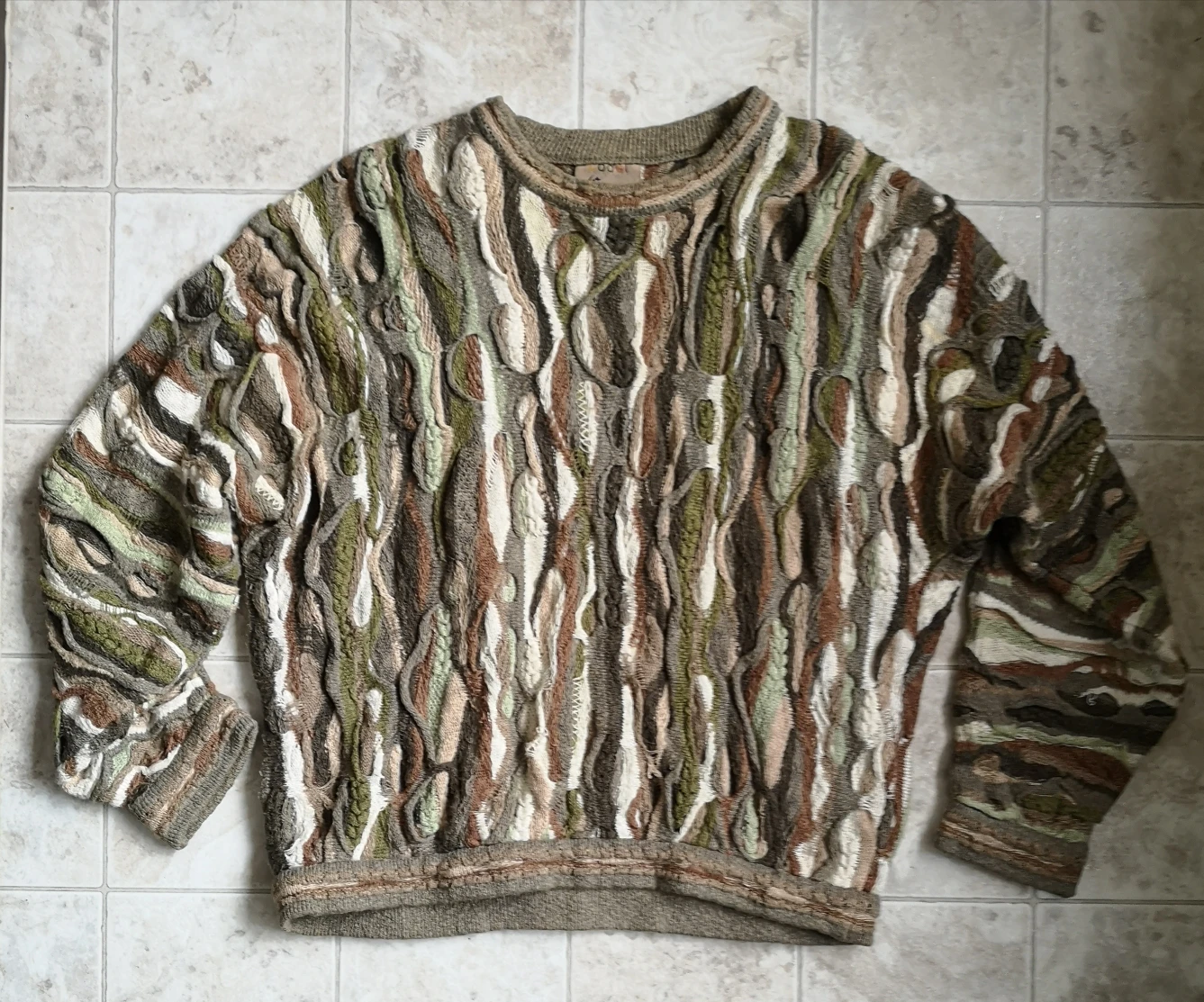80s vintage Cosby Coogi linen cotton knitwear pullover sweater