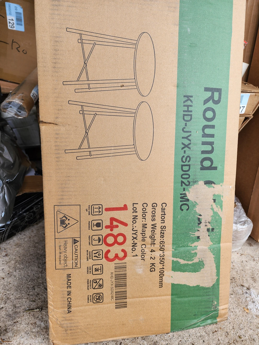 brand new Solid Wood Bar & Counter Stool (Set Of 2) - photo 3