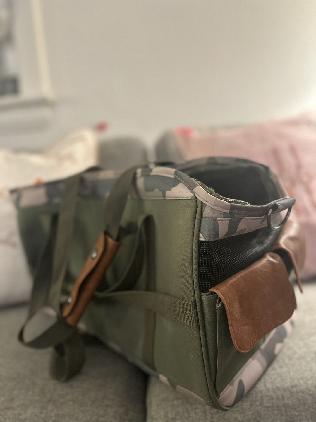 Top Paw® Camouflage Travel Tote Pet Carrier