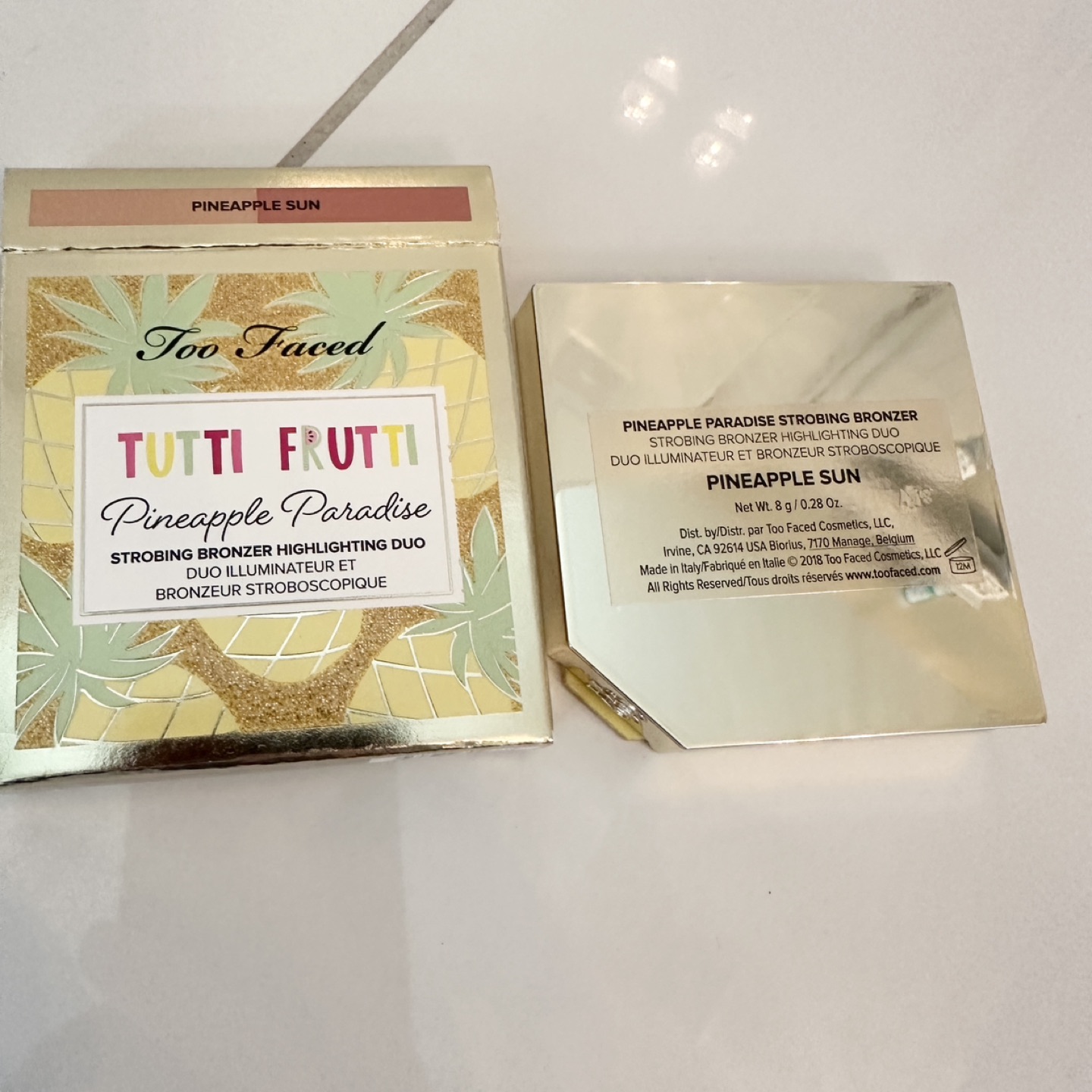 Too Faced Bronzer Highlighter Duo, New in box - photo 3
