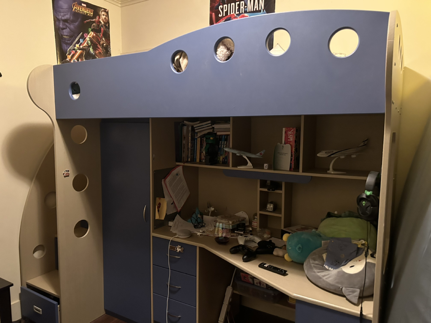 Loft Bed With Desk And Storage (Twin) - photo 2