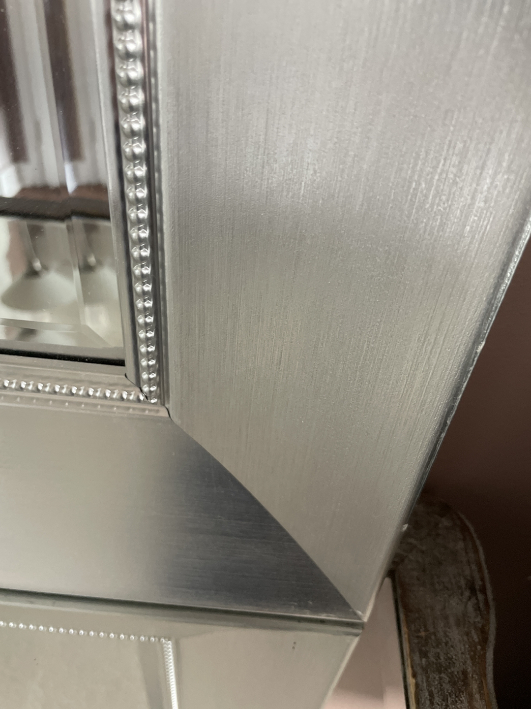 Large silver mirror - photo 3