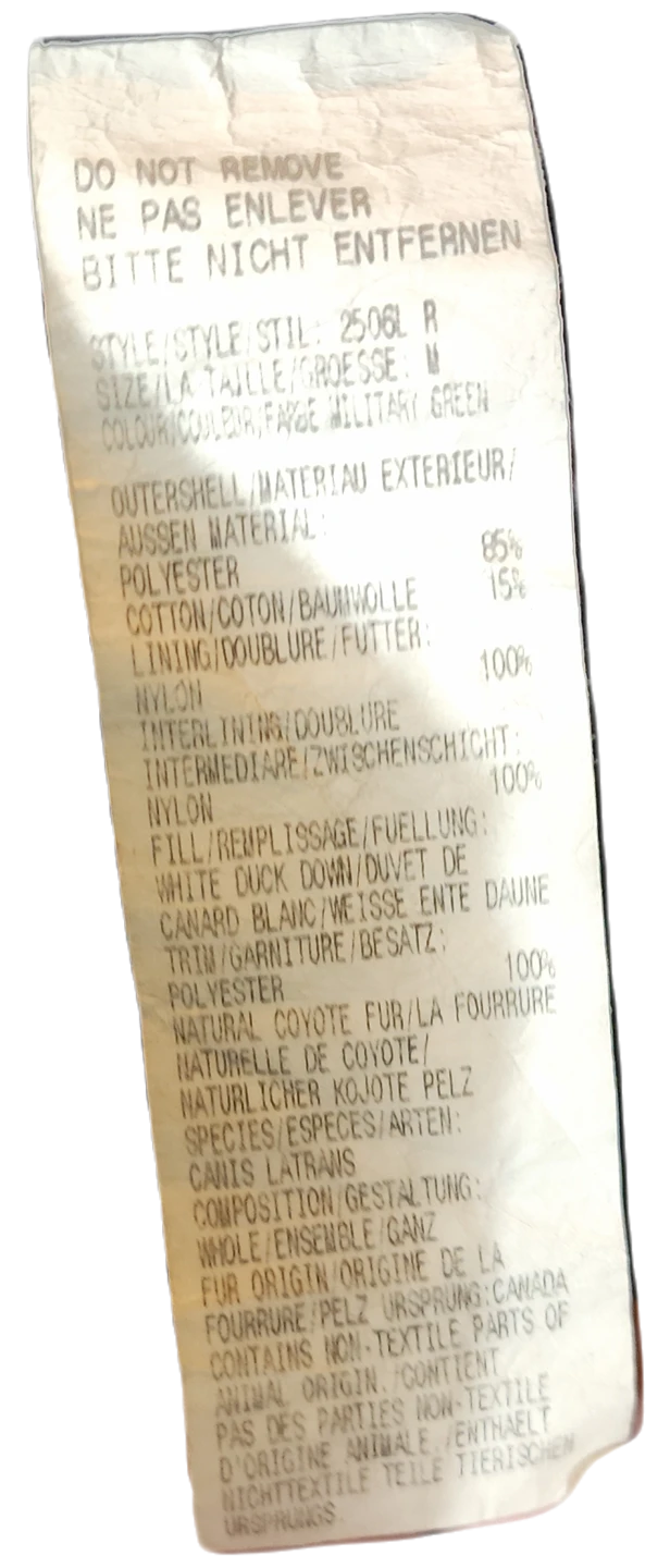 Canada Goose Ladies Medium Military Green Parka vintage image indicator(9)