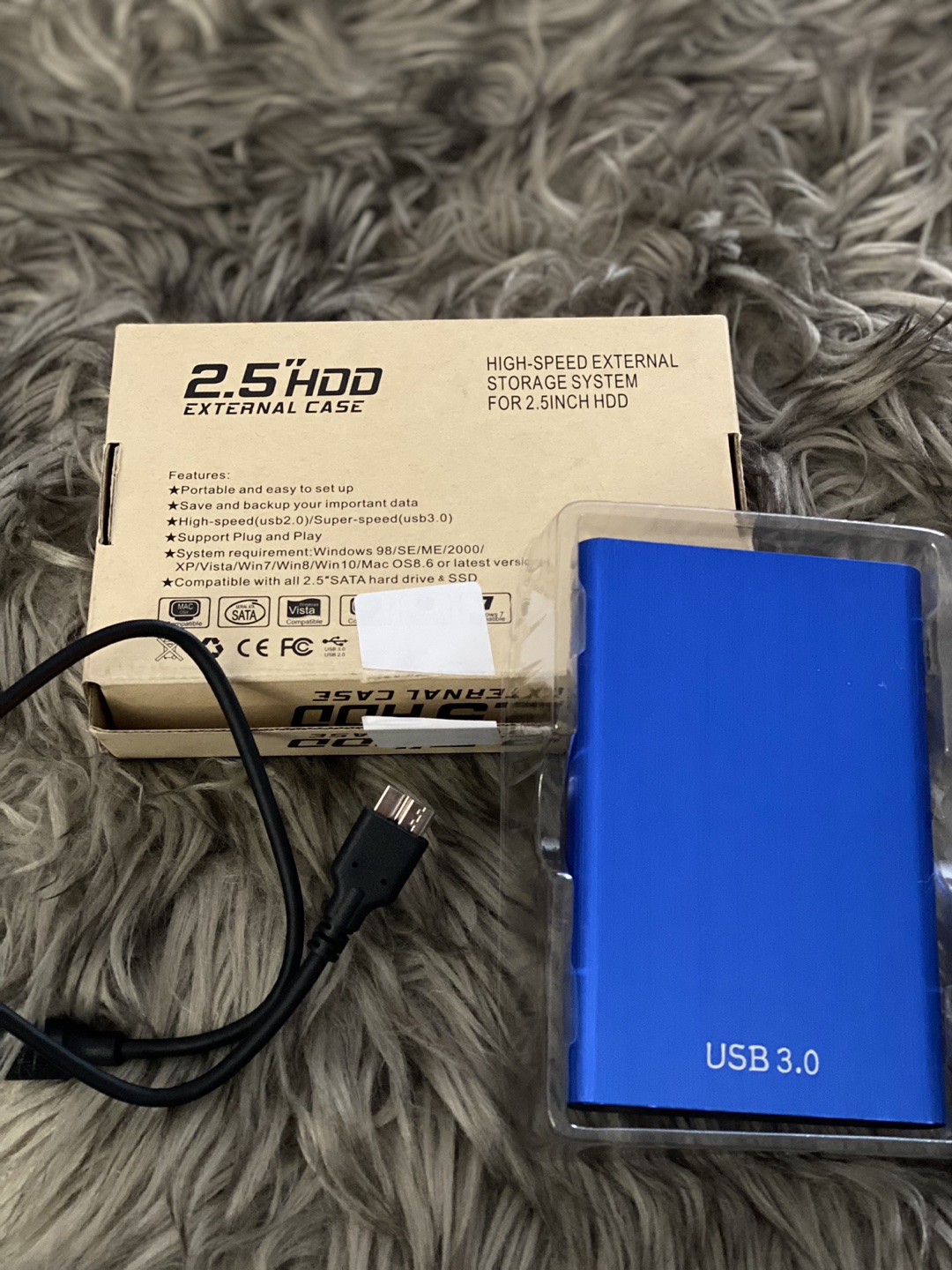 12TB External High Speed External Storage for 2.5 inch HDD - photo 2