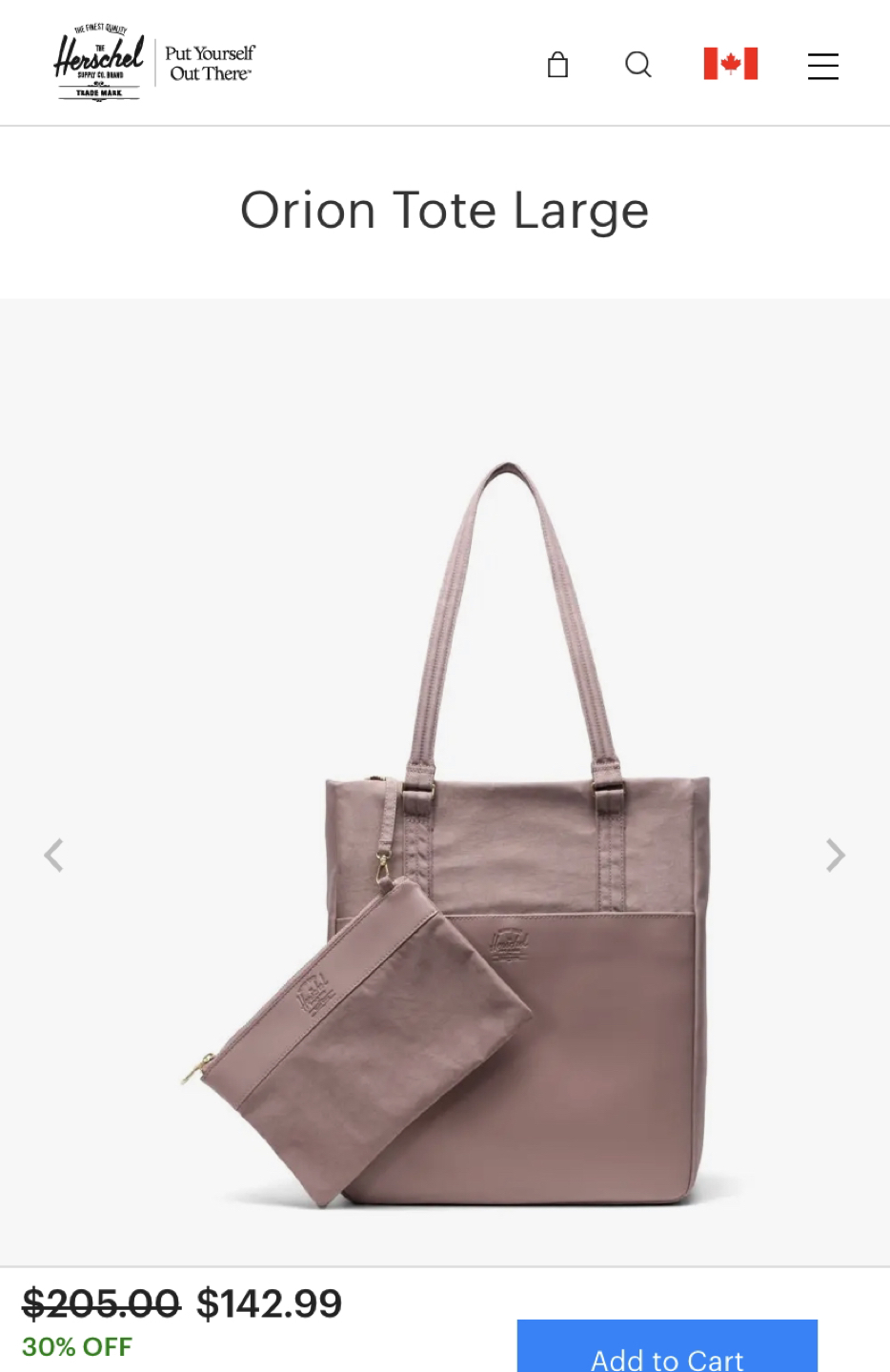 Hershel tote bag