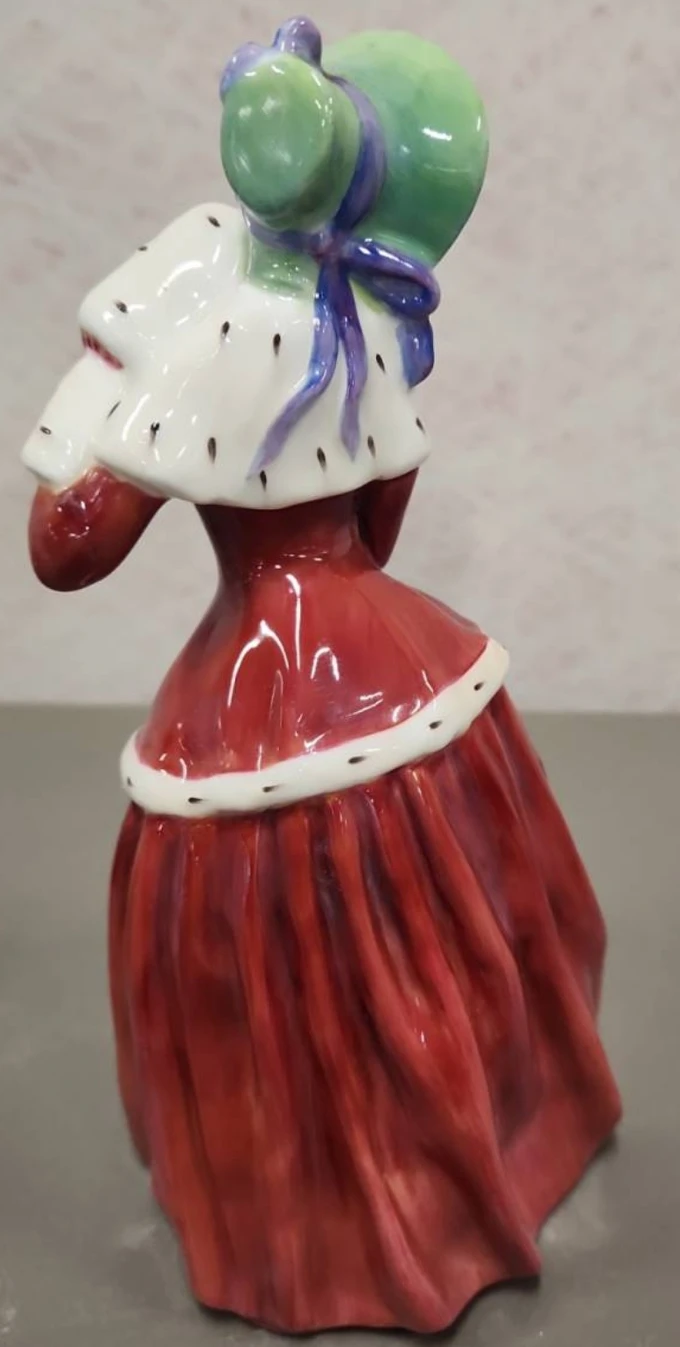 Royal Doulton Rare "Christmas Morn" Figurine,  Beautiful image indicator(3)