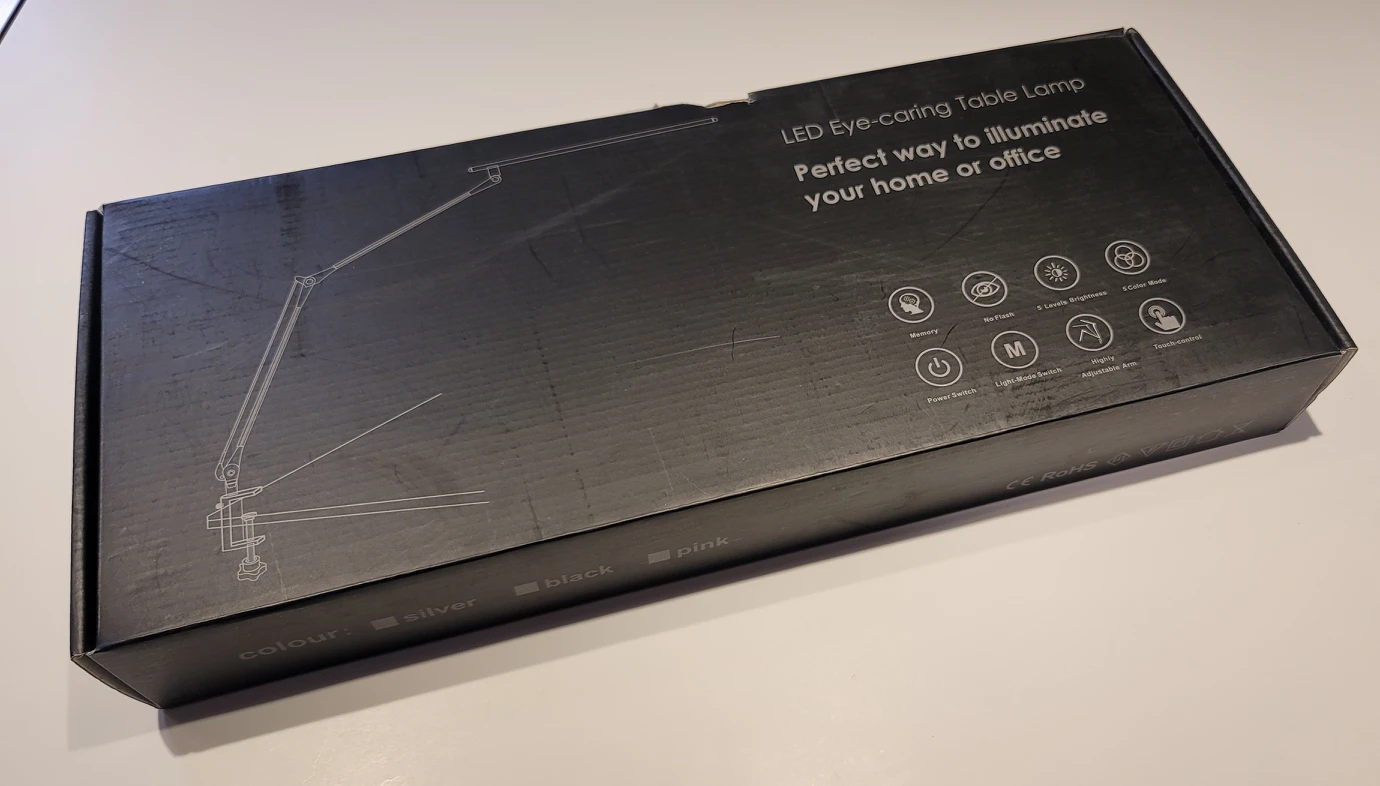 ROZKY swing arm desk LED lamp image indicator(2)