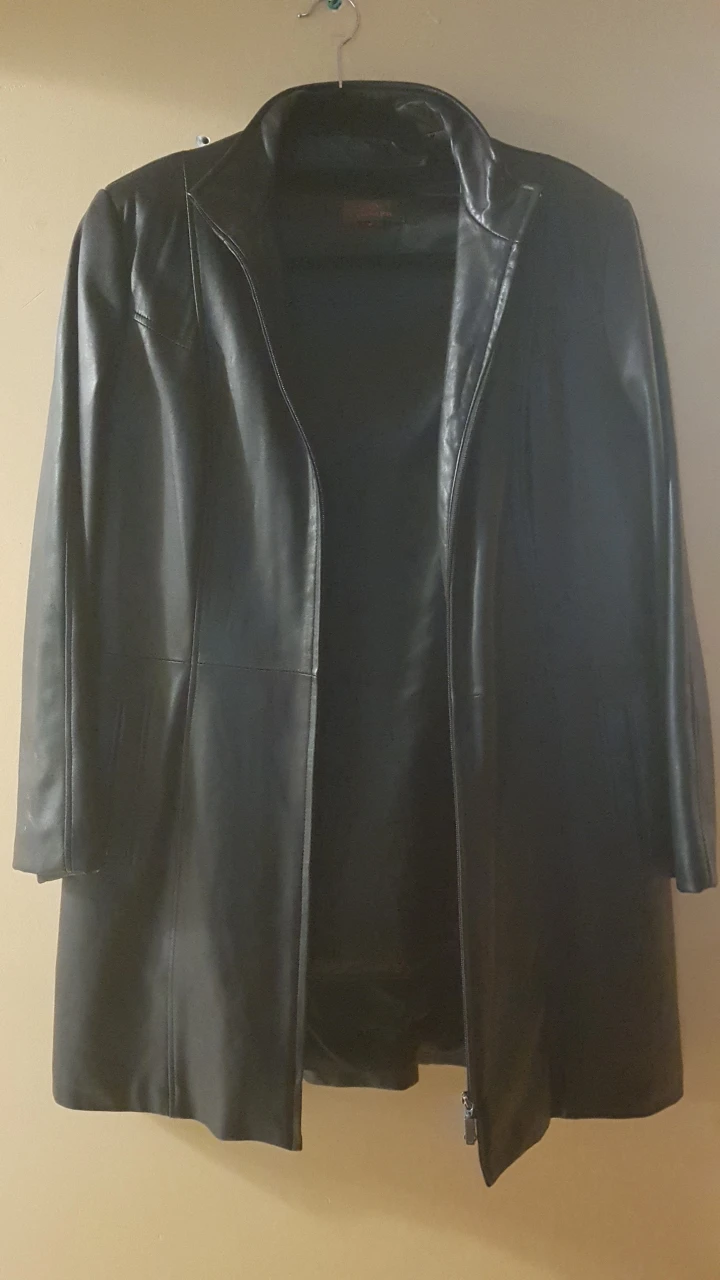 Danier Leather coat. Size Large.