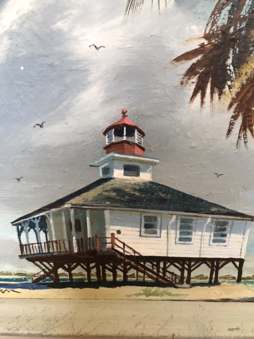 Boca Grande Lighthouse, Gasparilla - Original Oil on Canvas image indicator(2)