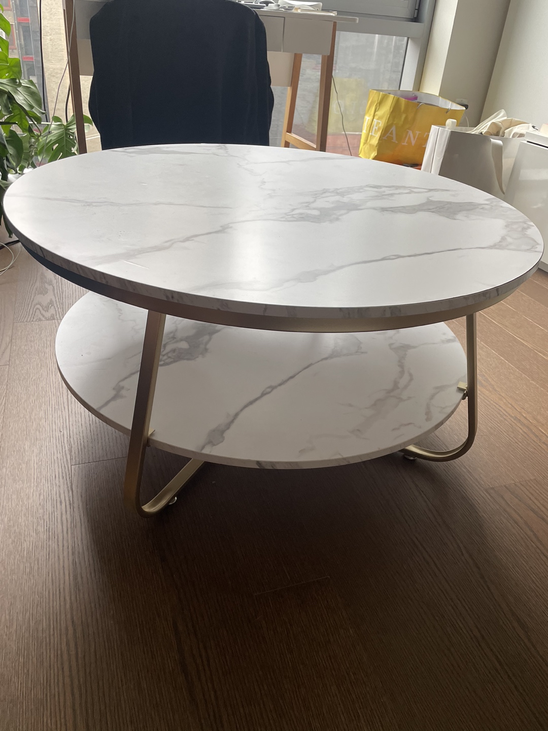 Marble coffee table