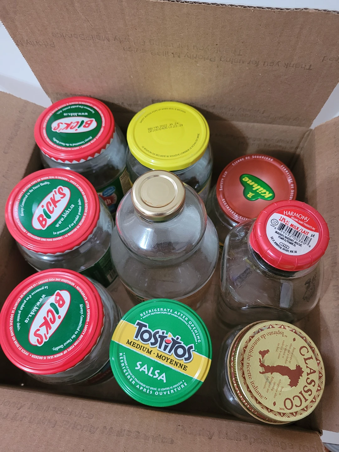 Assorted Glass Jars thumbnail