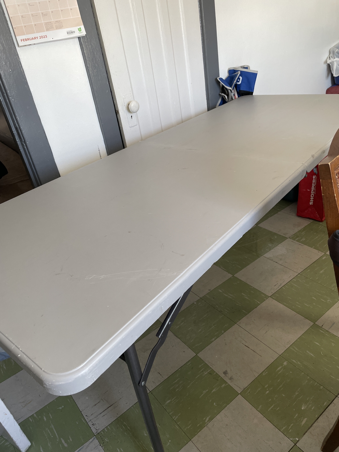 Outdoor folding table