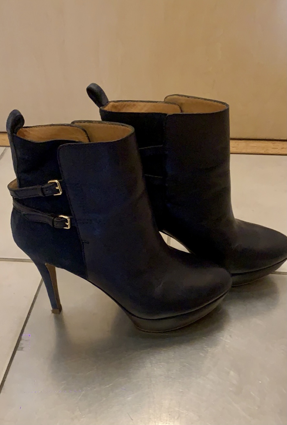 Navy blue boots - photo 4