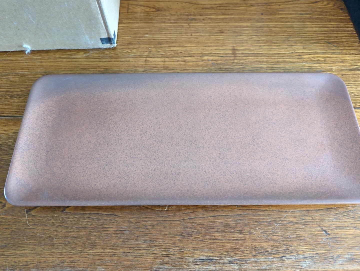 Brown plastic tray thumbnail