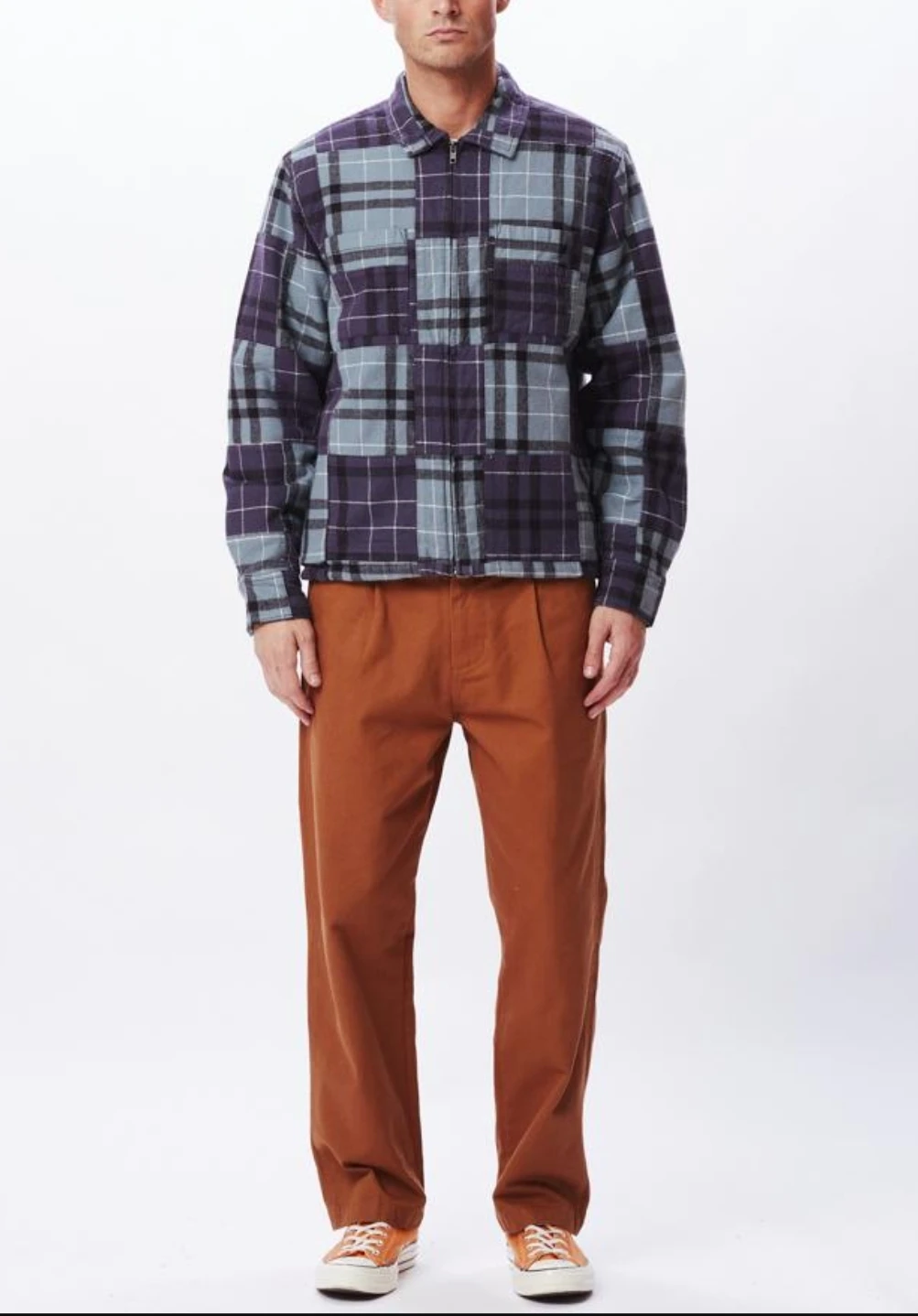 Obey Curtis shirt jacket $220 retail BNWT
